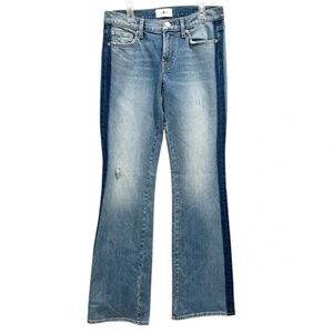 ~7FAM Original Bootcut Jeans Sz 27 MARIBEL Wash‎ Distressed NWOT